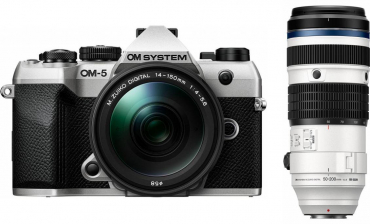 OM System OM-5 Mark II silver +OM System 14-150mm +50-200mm f2.8 PRO