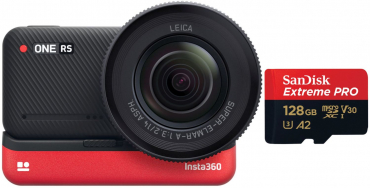 INSTA360 ONE RS 1-Inch Edition + SanDisk micro SDXC Extreme Pro 128GB
