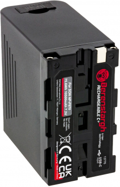 Berenstargh Akku Sony NP-F970 10500mAh USB-C Input