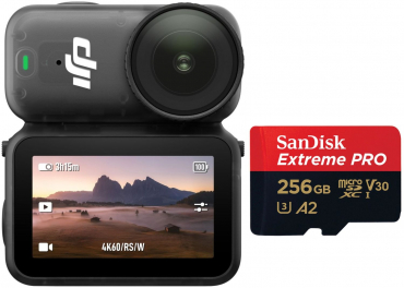 DJI Osmo Nano (64GB) + San Disk Extreme Pro 256GB 200MB
