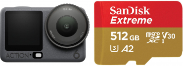 DJI Osmo Action 6 Standard Combo + SanDisk SDXC Extreme 512GB
