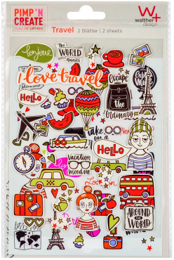 Autocollants Travel PIMP AND CREATE