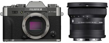 Fujifilm X-T30 III Anthracite + Sigma 10-18mm f2.8 DC DN (C)