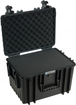 B&W Case Type 5500 SI schwarz mit Schaumstoffeinsatz