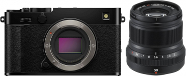 Fujifilm X-E5 Black + XF 50mm f2 R WR Black