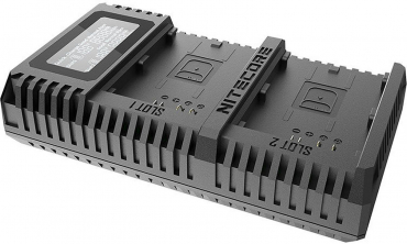 Nitecore UCN2 Pro Doppel Charger für Canon LP-E6