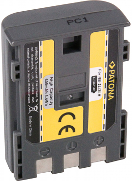 Patona Dual Schnellladegerät für NB-2L + 2x Akkus