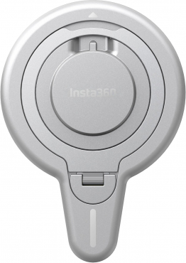 Base De Charge Magnétique Pour Insta360 Go Ultra - Support Compact ABS (2x4x6cm), Connexion Magnétique Précise, Trou Pour Lanière (noir Ou Blanc)