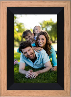 Rollei Smart Frame WiFi 105 Wooden Braun
