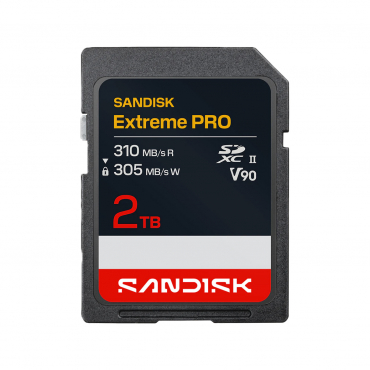 SanDisk SDXC Extreme PRO 2TB 310MB/s V90 UHS-II