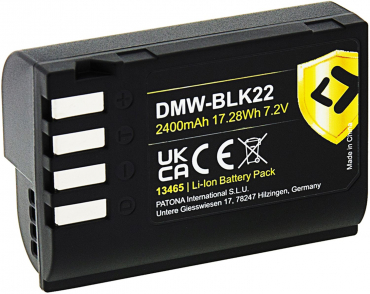 PATONA PROTECT Akku Panasonic DMW-BLK22