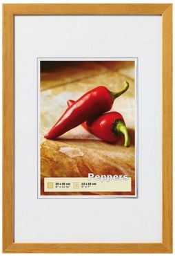 Walther BP015E Holzrahmen Peppers 10x15 eiche