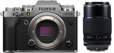 Fujifilm X-T4 silber + XF 80mm f2,8 R LM OIS WR MACRO