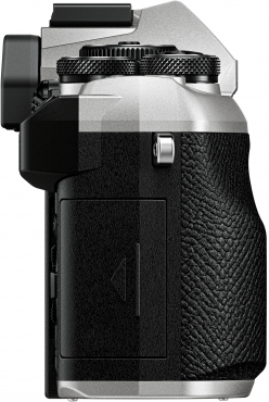 OM SYSTEM OM-5 II silver + 14-150mm II + Peter Hadley BLS-5 battery