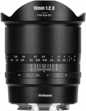 7Artisans 10mm f2,8 II Fisheye ED pour monture L