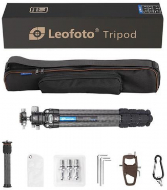 Leofoto Carbon tripod LS-324C+LH-40 single piece