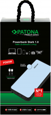 PATONA Premium Powerbank Stark 1.0 PD65W 20.000mAh