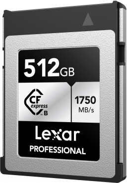 Lexar CFexpress Type-B Silver 512GB 1750/1300MB/S.