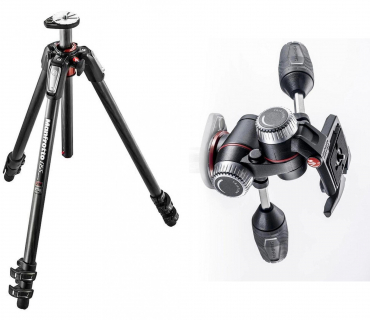 Manfrotto MT055CXPRO3 + MHXPRO-3W