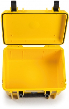 B&W Case Type 2000 SI yellow with foam insert