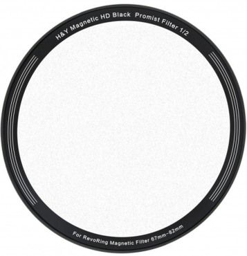 H&Y Black Mist Magnetic 1/2 Clip-on Filter for REVORING 67-82mm