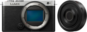 Panasonic Lumix DC-S9 silber/schwarz + Lumix S 26mm f8