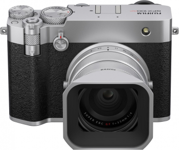 Fujifilm GFX 100RF Argent + Voigtländer Prof. haute vitesse SDXC 256GB UH