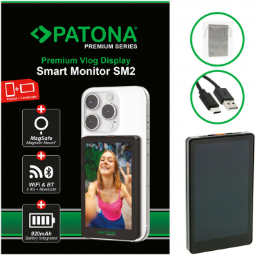 PATONA Premium Vlog Display Smart Monitor SM2 - 6063359 PATONA Premium Vlog Display Smart Monitor SM2