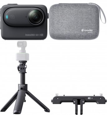 INSTA360 GO 3S (128GB) Midnight Black Travel Bundle