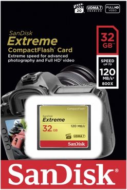 SanDisk Extreme CF 32GB 120MB/s