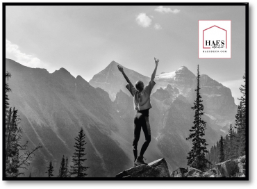 Haes Kunststoffrahmen EF8B Easy Frame 50x70cm schwarz