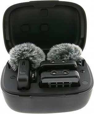 PATONA Premium Wireless Mikrofonset M16 mit 2 Sendern und 1 Empfänger