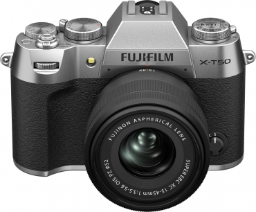 Fujifilm X-T50 + XC 15-45mm f3.5-5.6 silver customer return