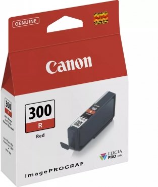 Canon PFI-300R red ink