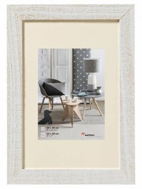 Walther Cadre en bois HO040V Home 30x40cm blanc polaire