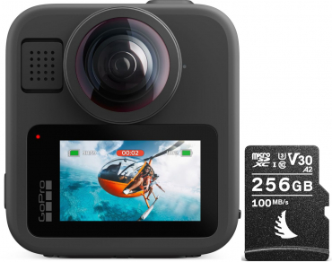 GoPro MAX2 + Angelbird AV PRO microSD V30 MK2 256GB 210MB/s
