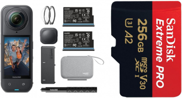 INSTA360 X5 Essentials Bundle + San Disk 256GB Micro-SD Karte
