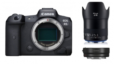 Canon EOS R5 + EF-Adapter + ZEISS Milvus 35mm f2