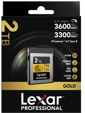 Lexar CFexpress Professional Type-B Gold 4.0 2TB