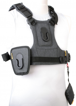Cotton Carrier CCS G3 Harness Bino und Kamera charcoal