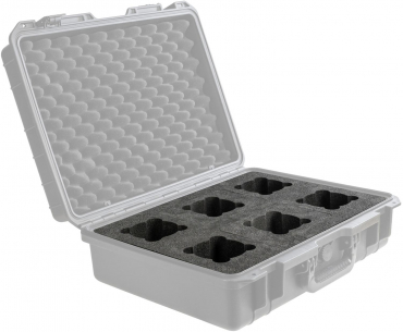 Mantona Foam insert 6 lenses for outdoor protective case L