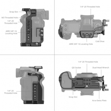 SmallRig 4715 Cage Kit für Fujifilm GFX100S II