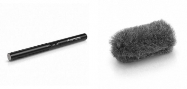 Sennheiser MKE600 + Sennheiser MZH 600 Fellwindschutz