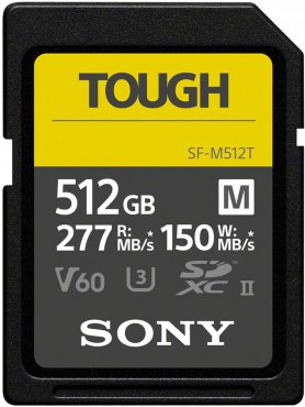 Sony Carte SDXC 512GB TOUGH Cl10 UHS-II U3 V60