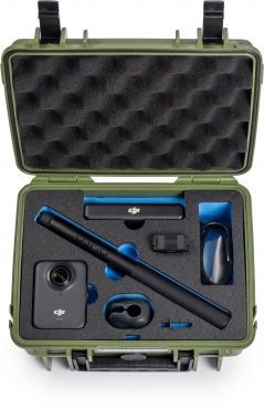 DJI Osmo 360 Adventure Combo + B&W Case Typ 1000 Bronze-Grün