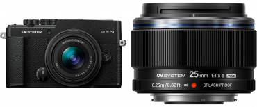 OM System PEN +14-42mm III Black + M. Zuiko Digital ED 25mm f/1.8 II