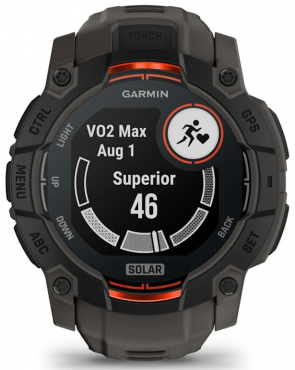 Garmin Instinct® 3 50mm Solar Carbon Black