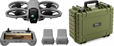DJI Avata 360 FMC (DJI RC 2) + B&W Case Typ 5000 bronze/grün - 6070870 DJI Avata 360 FMC (DJI RC 2) + B&W Case Typ 5000 bronze/grün