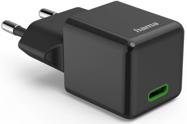 Hama 201985 Schnellladegerät USB C 25 W Schwarz