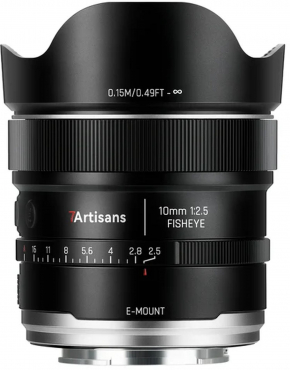 7Artisans AF 10mm f/2,5 MAX Fisheye Sony E